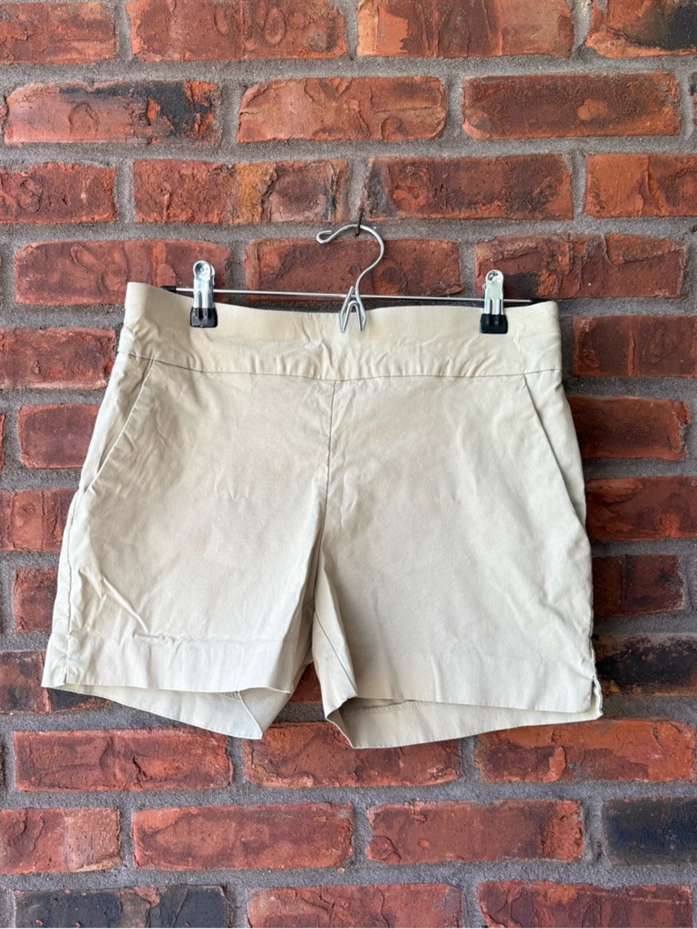 New York & Company Khaki Tan Whitney Shorts